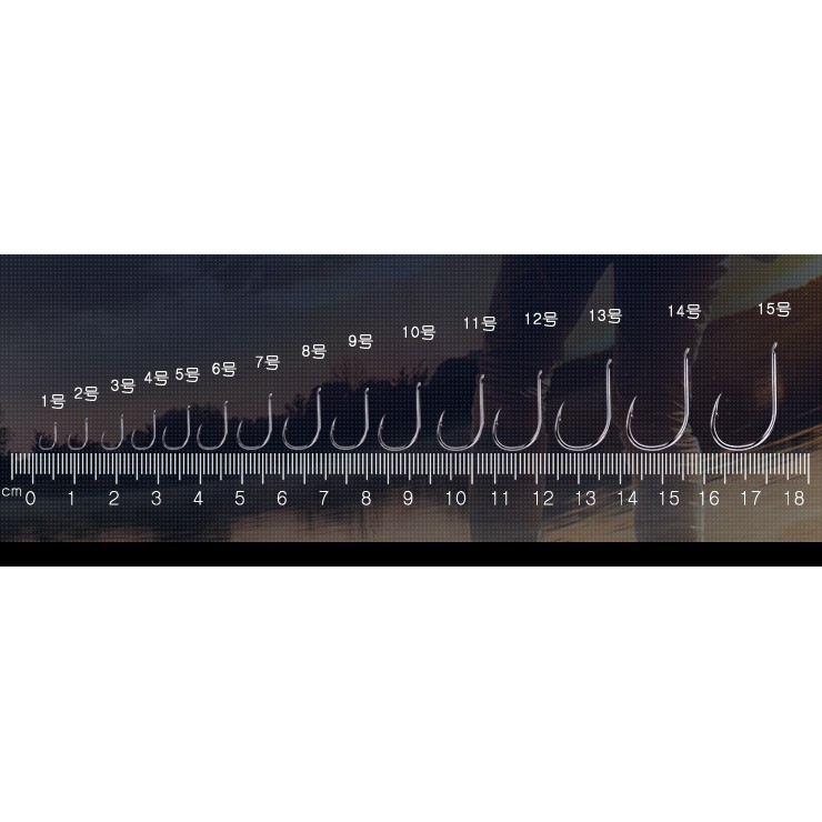 Hộp 50 Lưỡi Câu Cá Bằng Thép Carbon Kích Thước 1 # -15 #