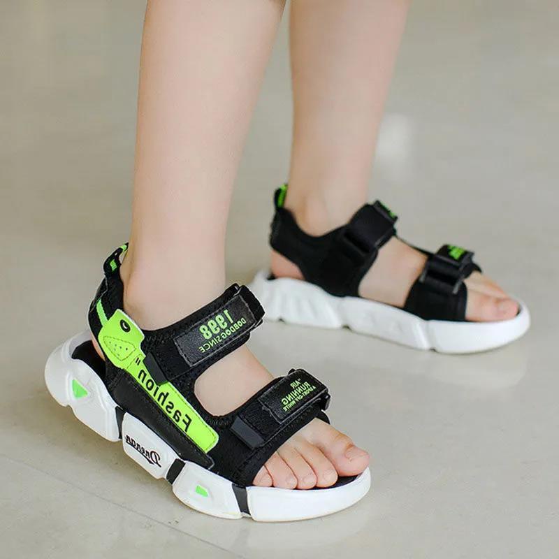 Giày Sandal Đế Mềm Chống Trượt Phong Cách Mới 2022 Cho Bé Trai