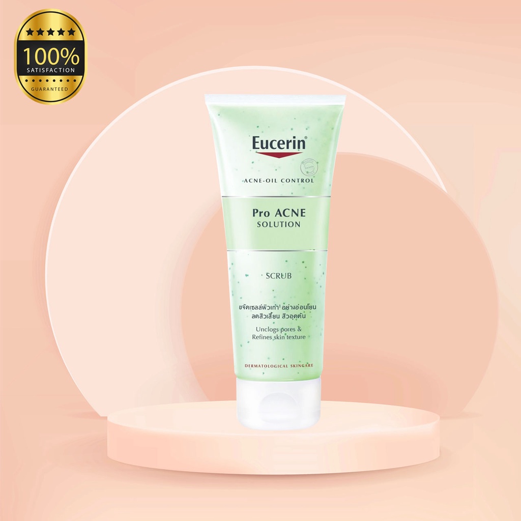 Tẩy Tế Bào Chết Eucerin Dành Cho Da Nhờn Mụn 100ml Pro ACNE Solution Scrub