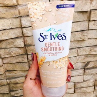 🍁🍁🍁TẨY TẾ BÀO CHẾT ST.LVES OATMEAL SCRUB & MASK🍁🍁🍁