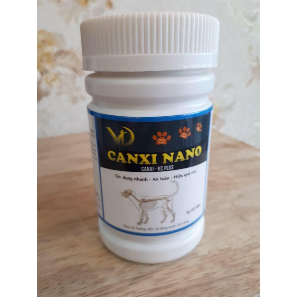 Canxi nano cho chó mèo