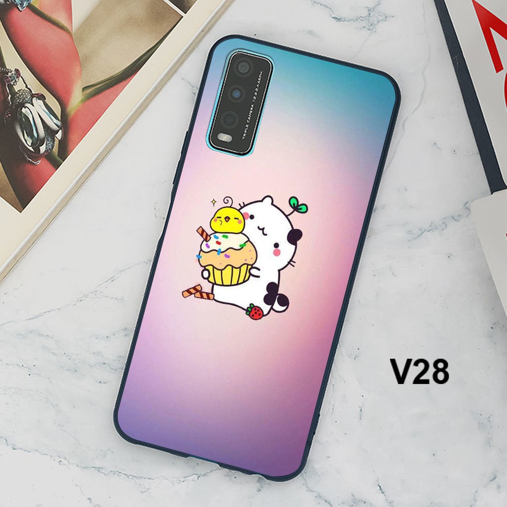 🔥New🔥Ốp Vivo Y20  in hình siêu dễ thương