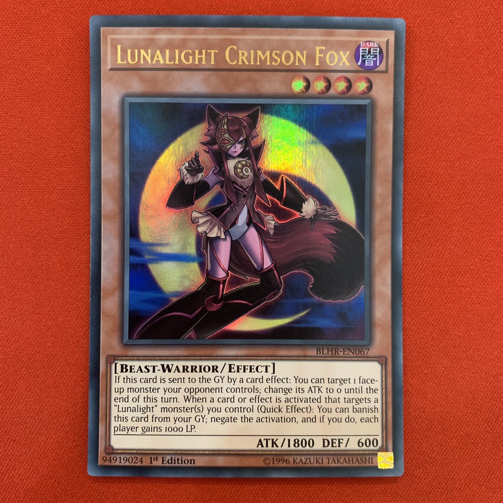 [EN-JP][Thẻ Bài Yugioh Chính Hãng] Lunalight Crimson Fox
