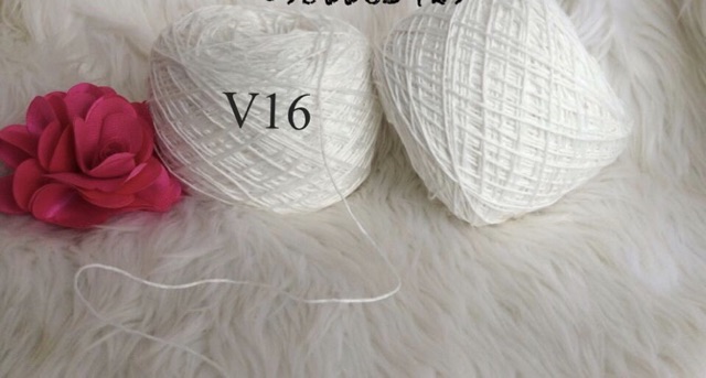 Chỉ móc sợi cotton hàng Việt Nam cỡ 1mm