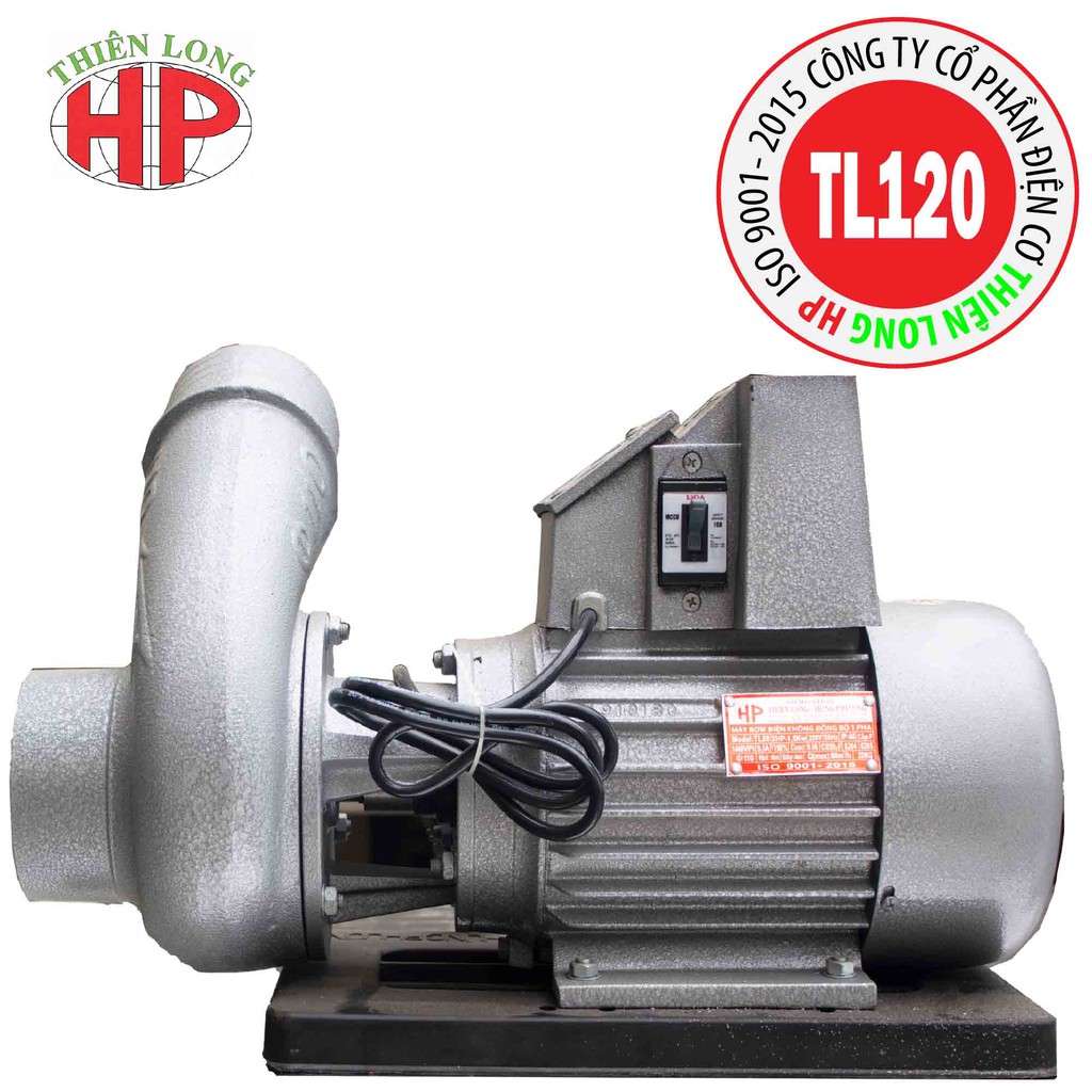 MÁY BƠM NƯỚC THIÊN LONG 2.2kW PHI 110 Hùng Phương máy bơm nước hồ cá lưu lượng lớn bơm chống ngập chống úng