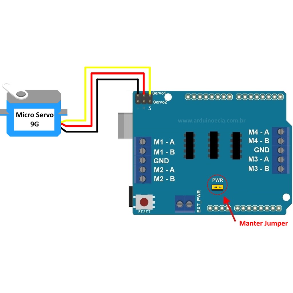 Module điều khiển động cơ Arduino Motor Shield L293D - X2H1