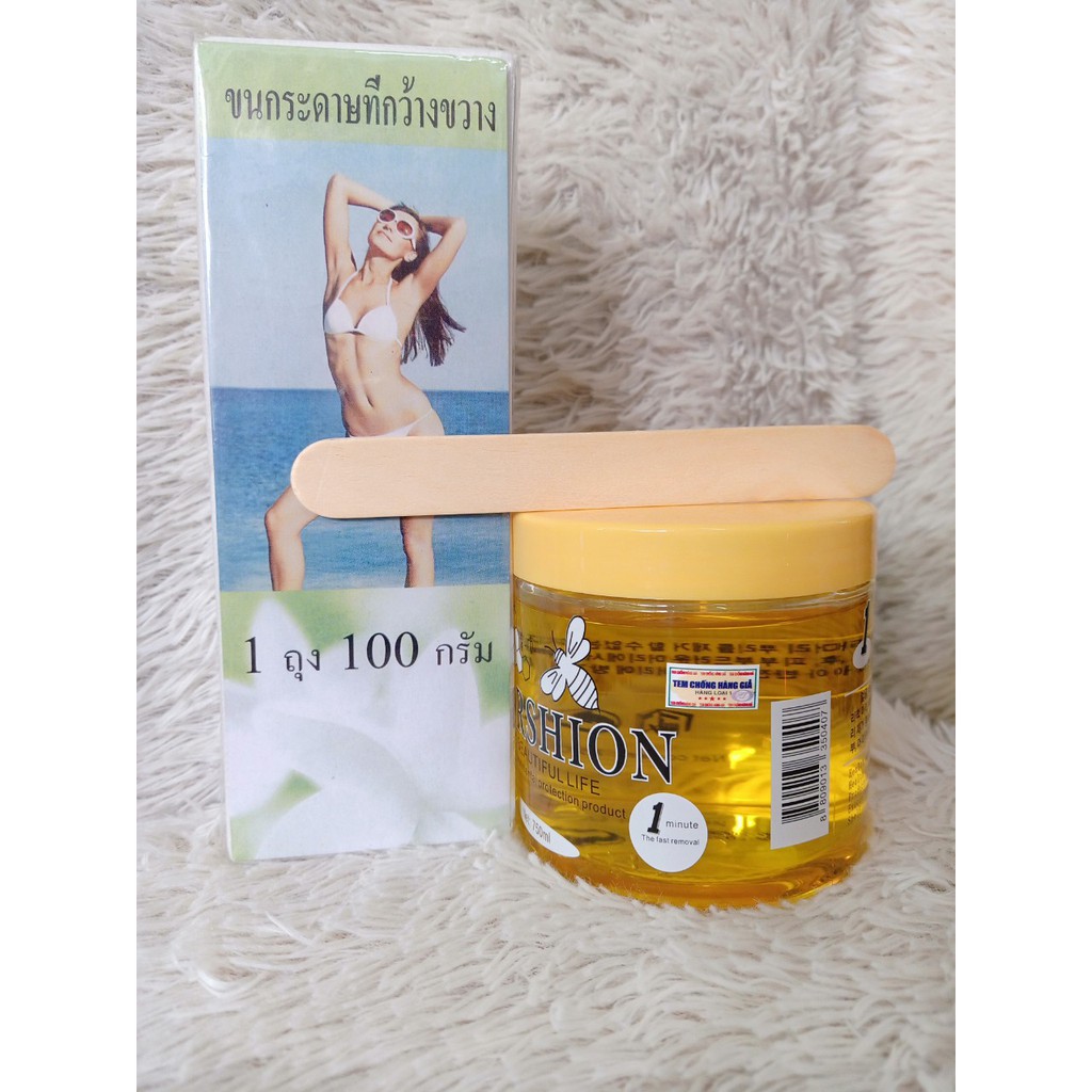 [TẶNG 1 HỘP GIẤY WAX + 1 QUE WAX] Gel Wax sap lông mật ong Horshion 750ml