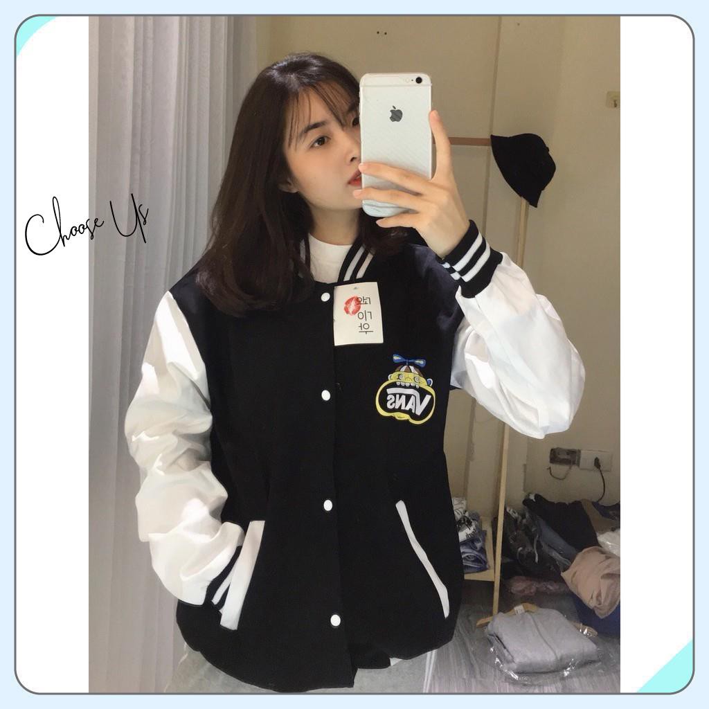 Áo Khoác Bomber Nỉ Nam Nữ Bóng Chày Vans | BigBuy360 - bigbuy360.vn