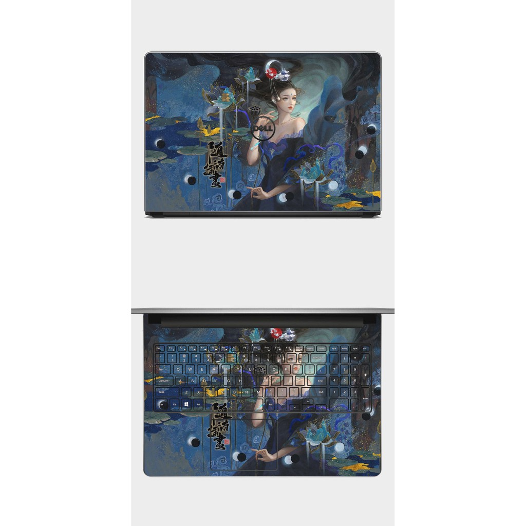 Skin Laptop Hình Cô Gái Cổ Trang sexy Full Các Dòng Như: Dell, Hp, Acer, Asus, Macbook,...(in hình theo yêu cầu)