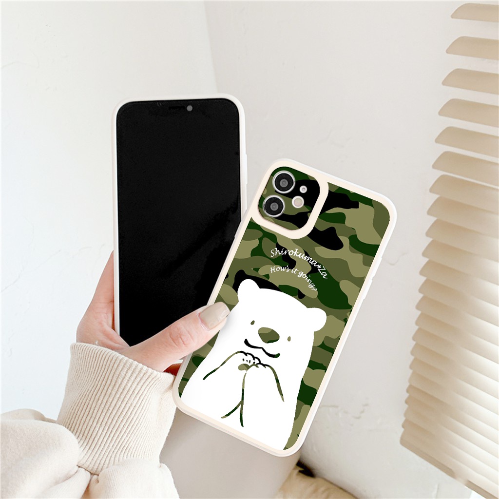 ỐP LƯNG IPHONE Gấu Shirokumaza  ốp iphone 12 pro/13pro/13promax/7/7+/8/8+/X/XS/XSM/11/11PMROMAX tr1141