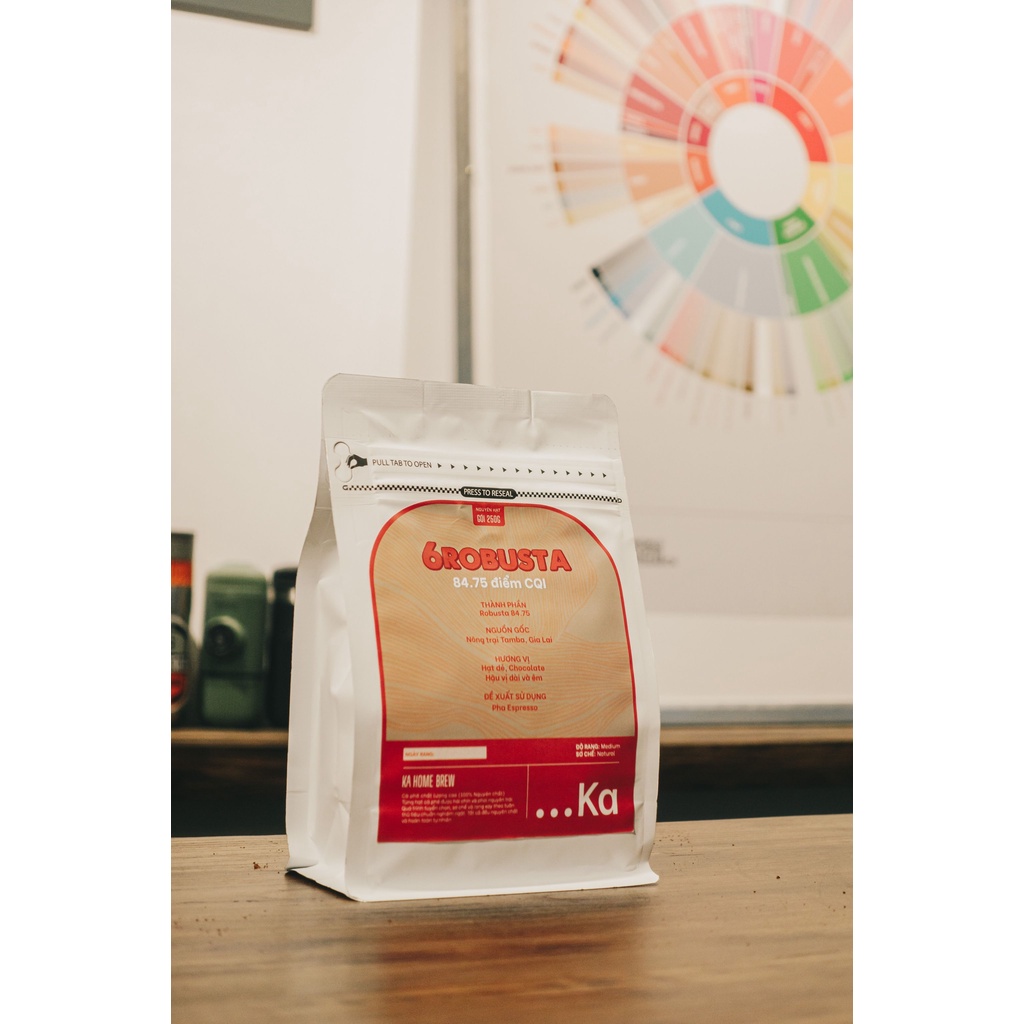 Cà phê nguyên chất FINE ROBUSTA, Cà phê FineRobusta từ Nông trại TamBa Hương Hoa trắng Chocolate Hậu vị dài và êm