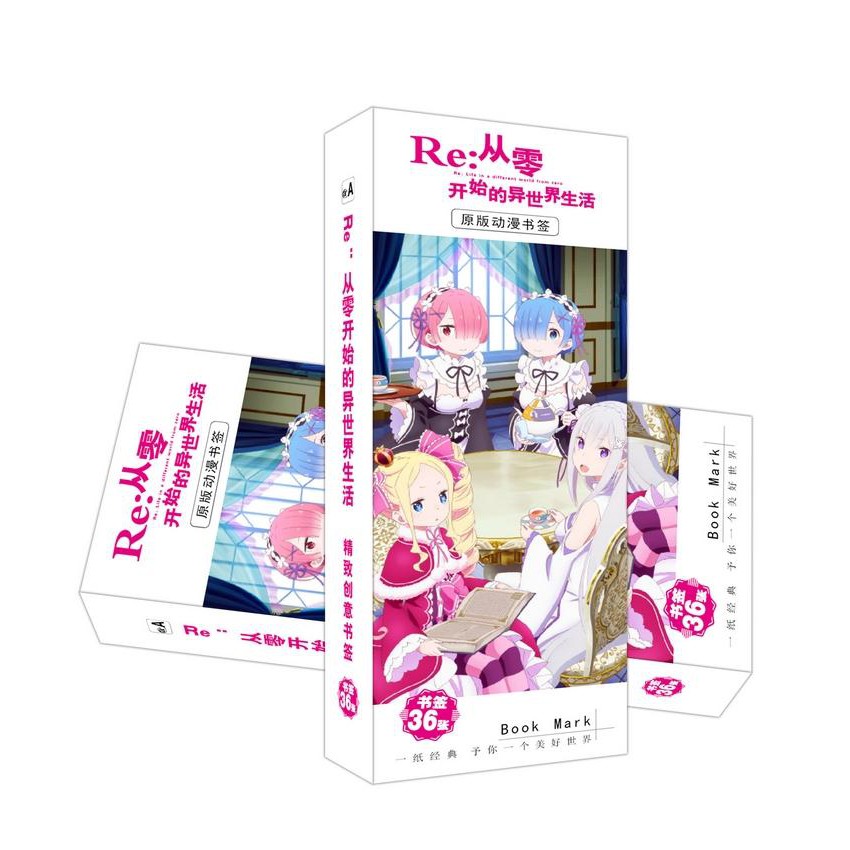 (new) Hộp ảnh Bookmark Arknights kẹp sách tiện lợi 36 tấm anime chibi