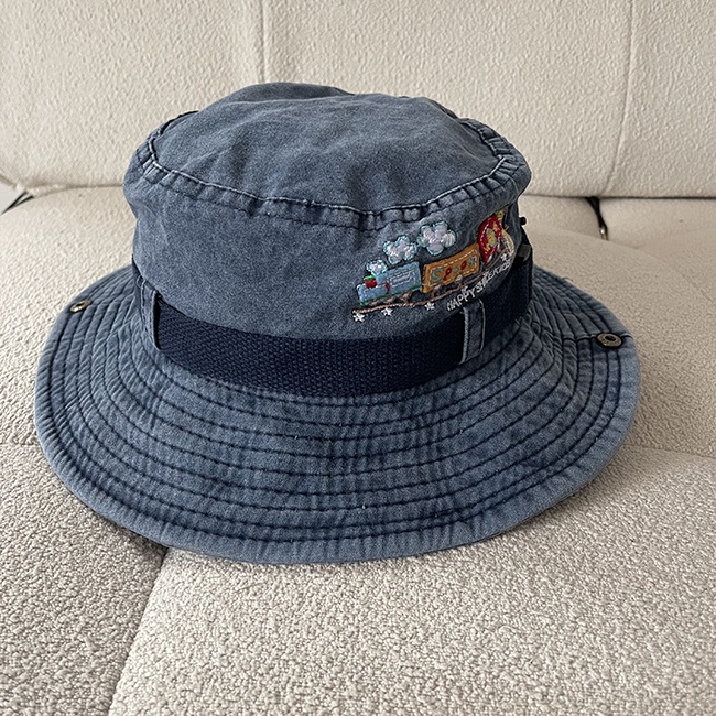Nón Vành Họa Tiết Thêu Dễ Thương Phong Cách Cao Bồi Cho Nữ