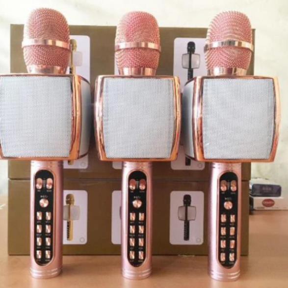 Mic Hát Karaoke  YS-91 hàng loại 1, Micro karaoke bluetooth âm thanh chuẩn loa to,bảo hành 3 tháng