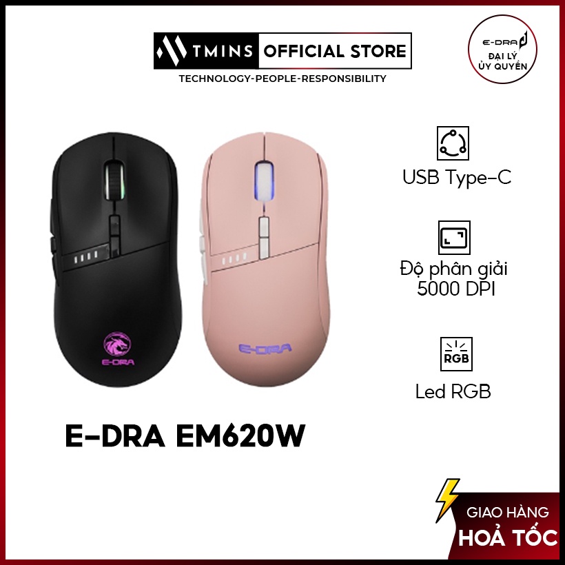 Chuột chơi game không dây E-Dra EM620W