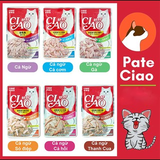Thức Ăn Pate Cho Mèo Ciao Gói ( 6 Mùi vị )