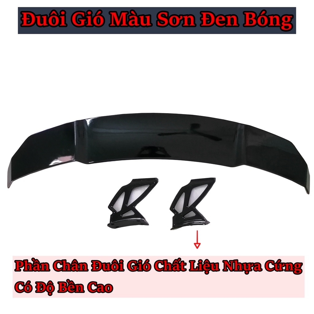 SIÊU GIẢM GIÁ Đuôi Gió Thể Thao Lắp Chung Cho Các Dòng Xe  sedan, suv, BMW, Audi , Mec,accent, i10,..