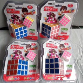 Combo Rubik 3x3 và móc khóa Rubik 3x3