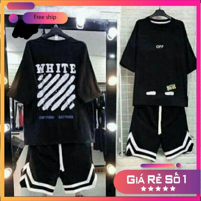 [Nhập WA9925 giảm 25k]Bộ thể thao nam off white chất k xù