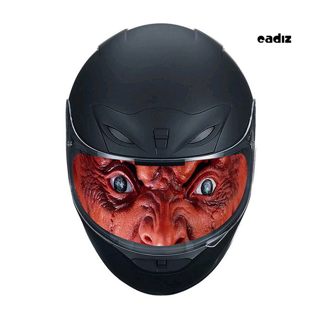 Hình Dán Hình Cặp Mắt Trang Trí Mũ Bảo Hiểm Độc Đáo