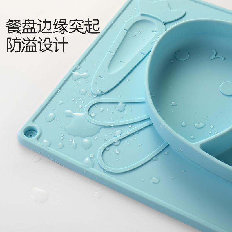 Đĩa Silica Gel Có Giác Hút Dành Cho Trẻ Em | Tô Đựng Thức Ăn Chống Rơi Tiện Dụng | Đệm Silicone Cho Bé | Đĩa Đựng Thức Ăn Tiện Lợi Dành Cho Bé