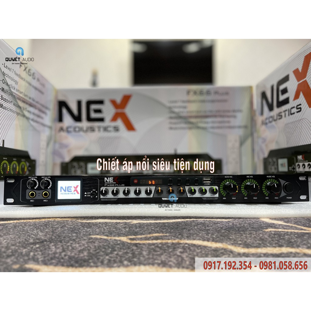 Vang cơ NEX FX66 Plus (mẫu vang cơ nex mới 2021) chiết áp nổi cực tiện lợi