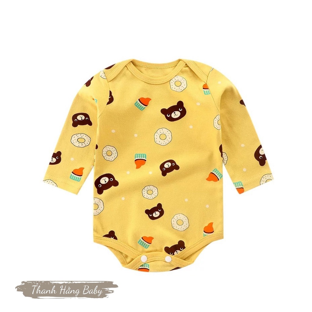 Bodysuit cho bé, body dài tay cho bé trai bé gái Thanh hằng baby 5 - 13 kg