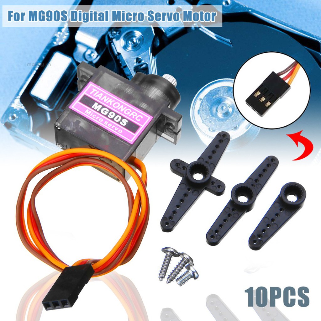 Động cơ servo kỹ thuật số mg90s cho máy bay điều khiển từ xa