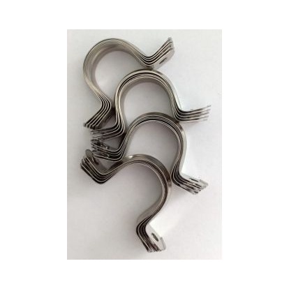 Cùm Omega ống nước - Đai ôm ống nước inox đủ size: 21mm, 27mm, 34mm, 42mm, 49mm, 60mm