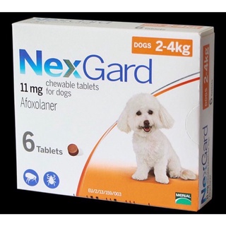 1 viên nhai NEXGARD 2-4kg loại bỏ ve,ghẻ,bọ chét