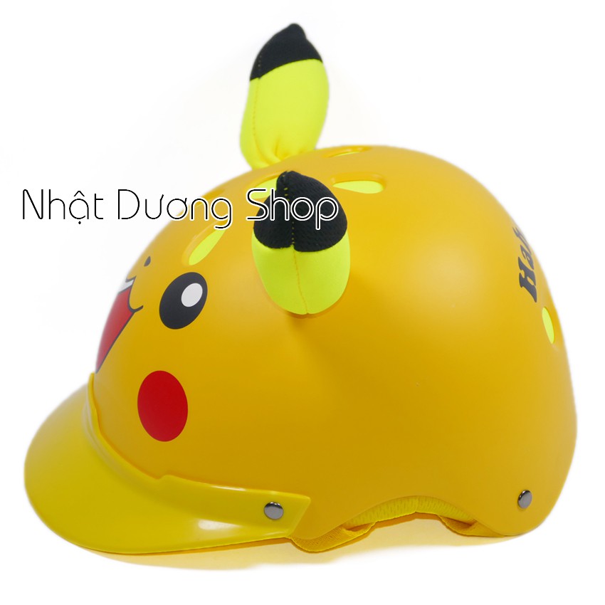 Nón bảo hiểm đẹp mũ bảo hiểm trẻ em từ 3 đến 5 tuổi với họa tiết đẹp chất liệu nhựa ABS nguyên sinh chịu sự va đặp mạnh