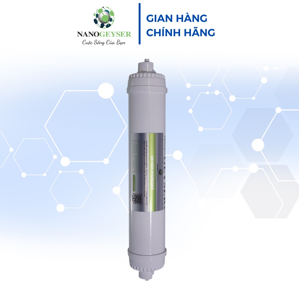 Lõi Hydrogen 8+, Bổ sung hydrogen,Bộ Lõi Kiềm nâng PH chống oxy hóa  dùng cho tất cả các dòng máy lọc nước