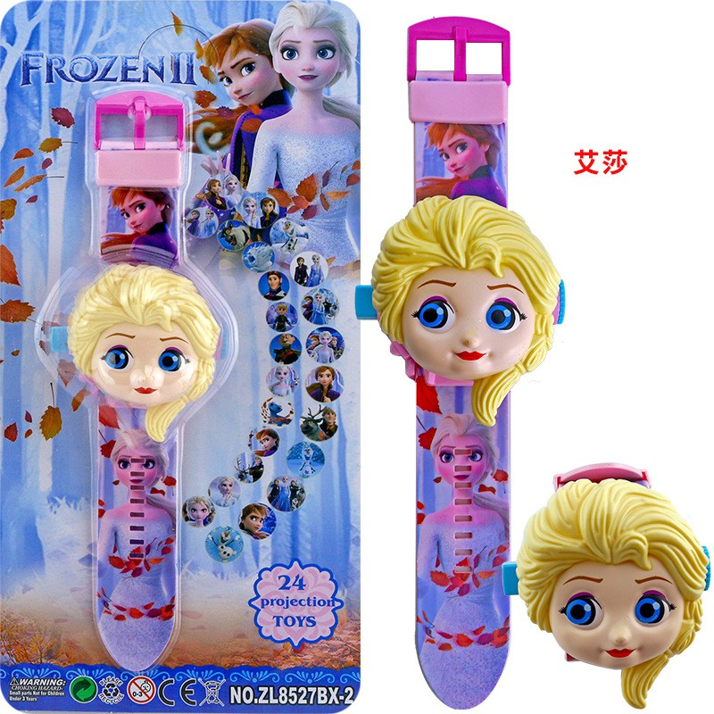 Đồng hồ chiếu hình 3D điện tử đeo tay đủ hình nhân vật hoạt hình thú vị cho bé trai và bé gái