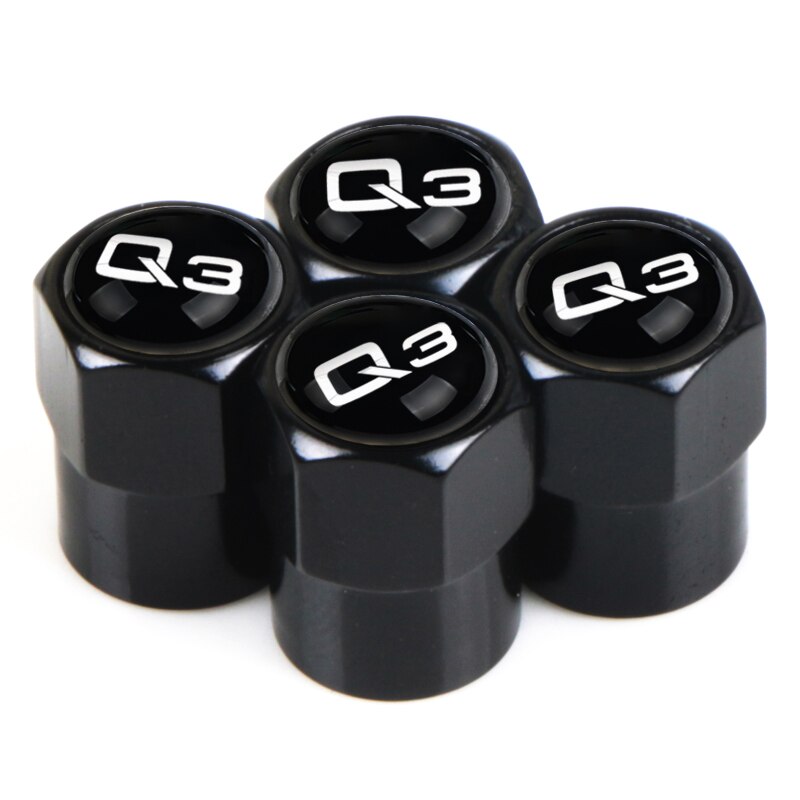Set 4 nắp van bánh xe hơi Audi Q3 Q5 Q7 A3 A4 A5 A6 A7 A8 B5 B6 B7 B8 B9 Tt