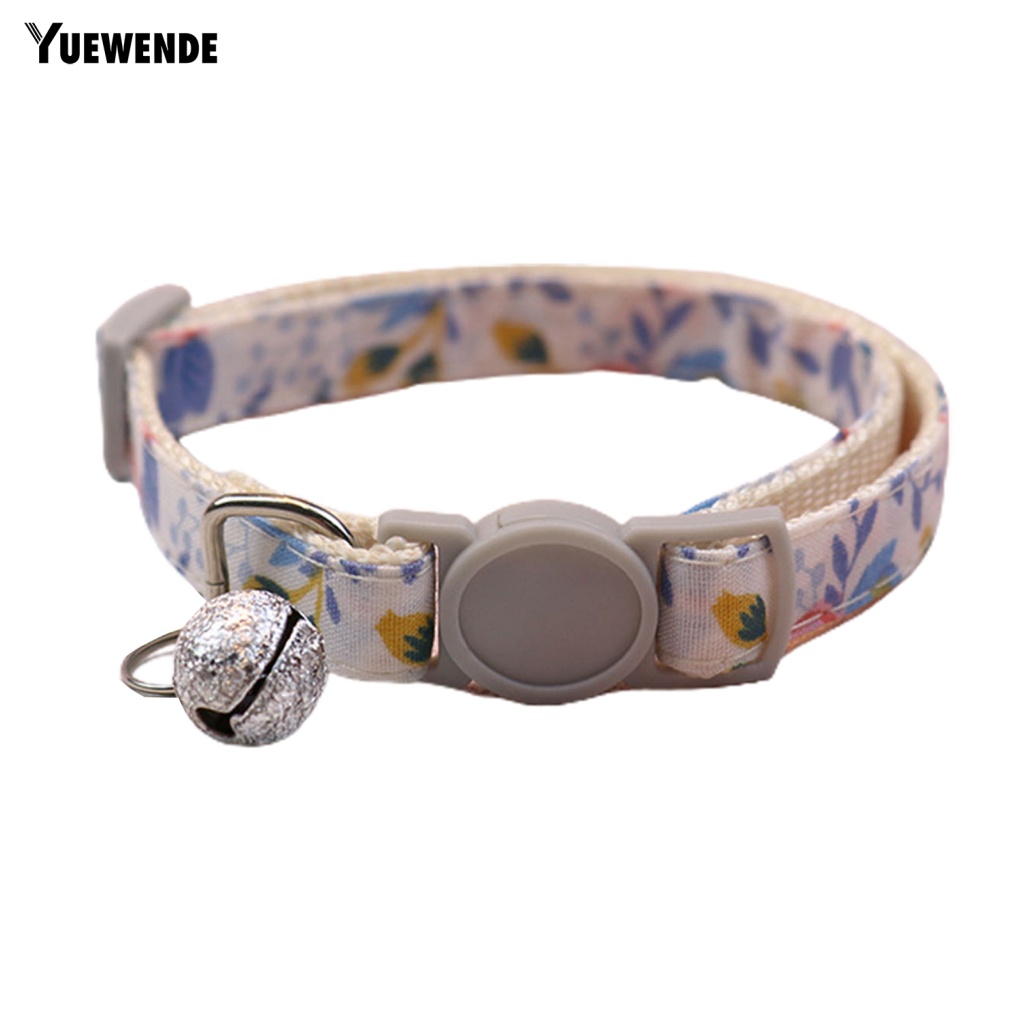 1/3/6 Vòng Cổ Có Chuông Họa Tiết Hoa Cho Thú Cưng
