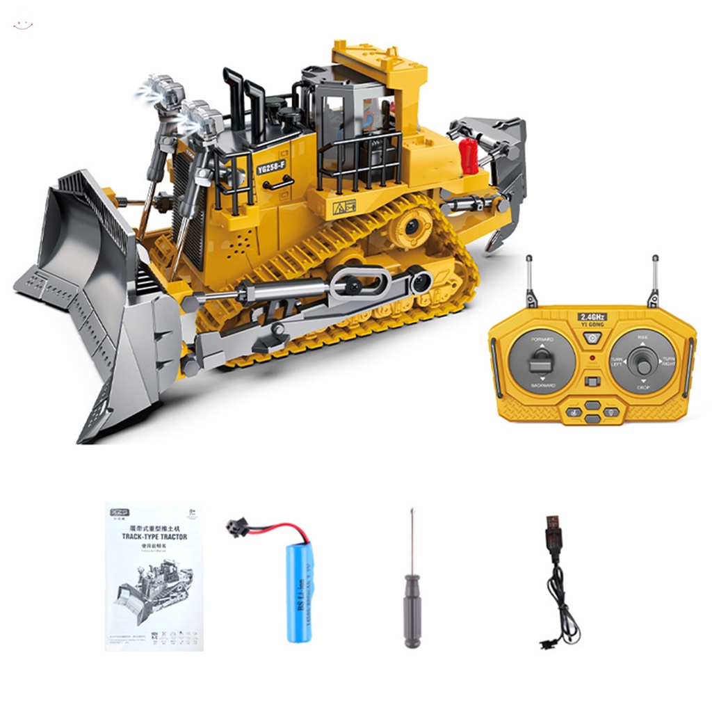 Đồ Chơi Xe Công Trường Điều Khiển Từ Xa 2.4G Có Thể Sạc Lại Cho Trẻ Em