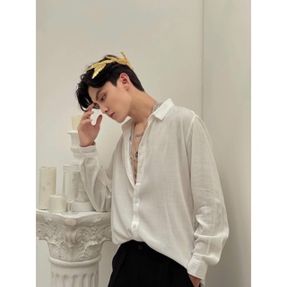 SƠMI TRẮNG LINEN LÃNG TỬ K honista