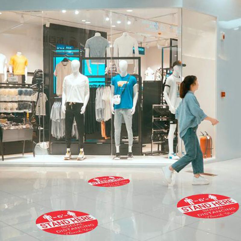 Wer Miếng Dán Sàn Giữ Khoảng Cách Xã Hội Ở Đây Giữ Khoảng Cách Xã Hội 6ft Trong Khoảng Cách Xã Hội Trong Khi