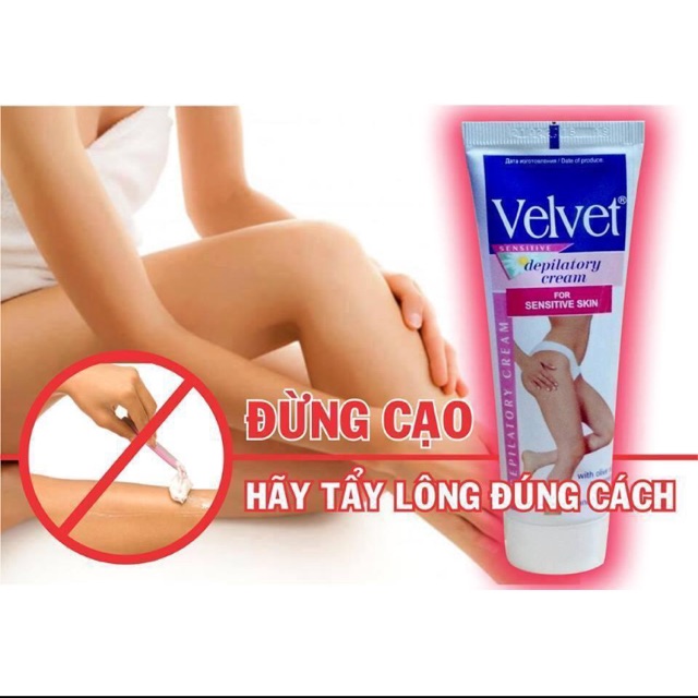 Kem Tẩy Lông Velvet
