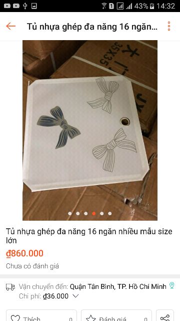 Tủ nhựa ghép đựng quần Áo 8 ngăn cao cấp size lớn 47cm ( mẫu mới)