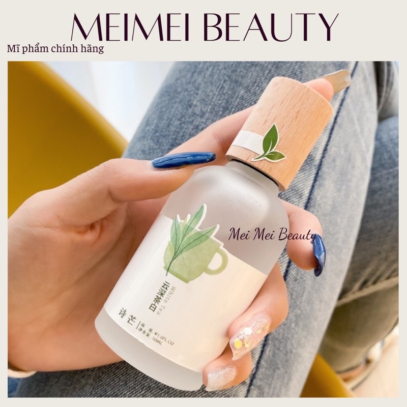 Nước Hoa Body Mist Shimang Trà Thơ Mẫu Mới Nắp Gỗ Thân Thủy Tinh Vỏ Mờ Sang Trọng Nh8 Xịt Thơm Body Mist