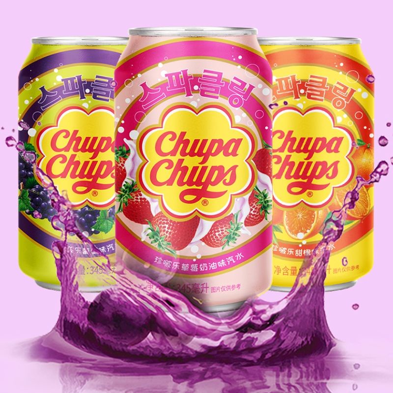 NƯỚC SODA TRÁI CÂY HÀN QUỐC TROPICANA SPARKLING, CHUPA CHUPS, DEMI SODA 🇰🇷