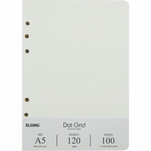 Ruột Sổ Còng Klong Dot Grid A5 100 tờ - MS997