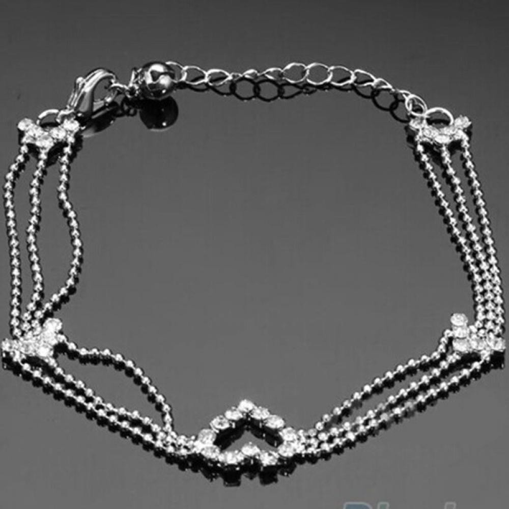 Vòng tay/lắc chân mạ bạc quyến rũ | BigBuy360 - bigbuy360.vn