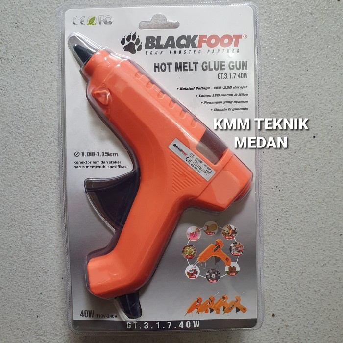 Súng Bắn Keo 40W 40W Màu Đen Tiện Dụng