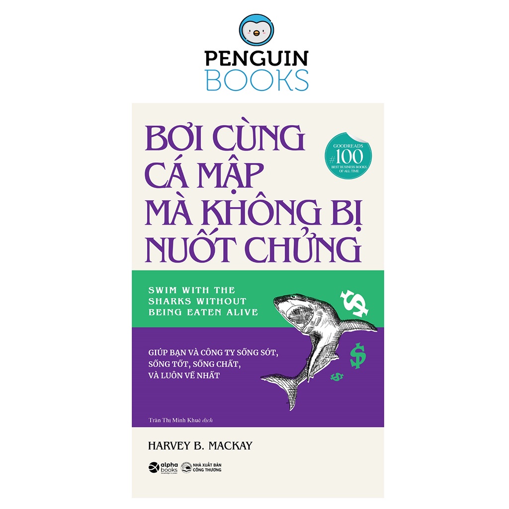 Sách Alphabooks - Bơi Cùng Cá Mập Mà Không Bị Nuốt Chửng