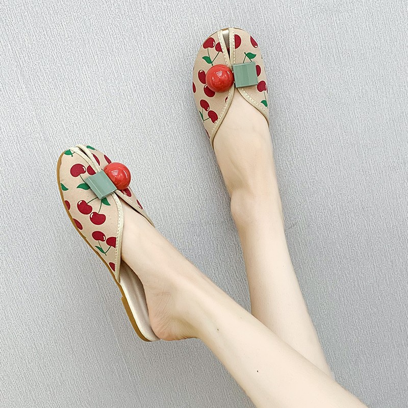 Dép đi biển IELGY họa tiết trái cây dễ thương thời trang dành cho nữ