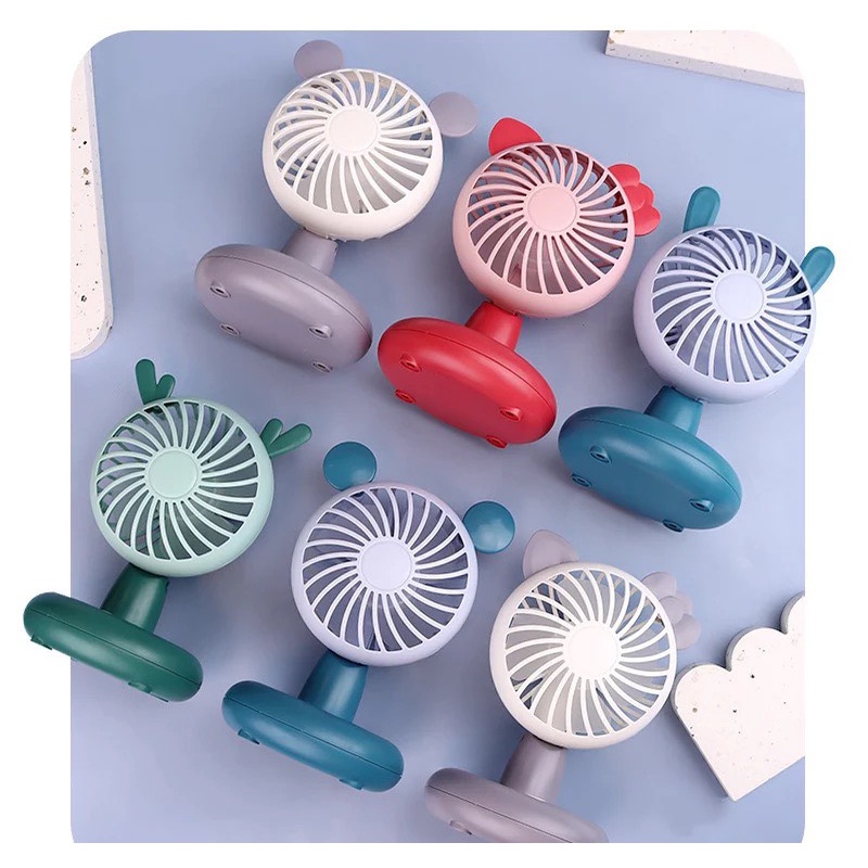 Quạt Cầm Tay Mini Tai Thú Nhiều Kiểu