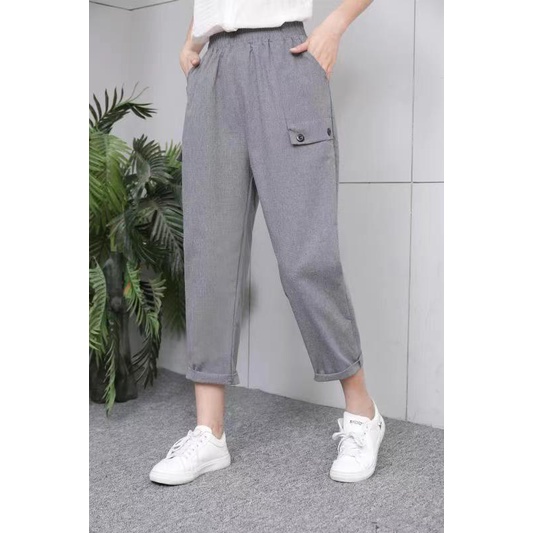 Quần dài nữ form rộng kèm hình thật shop chụp - 962