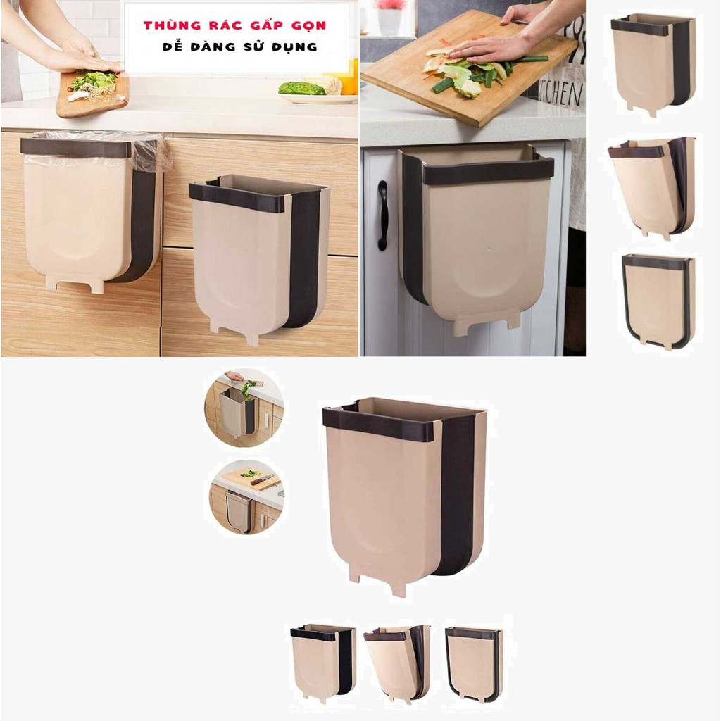 THÙNG RÁC TREO TƯỜNG GẤP GỌN ĐA NĂNG